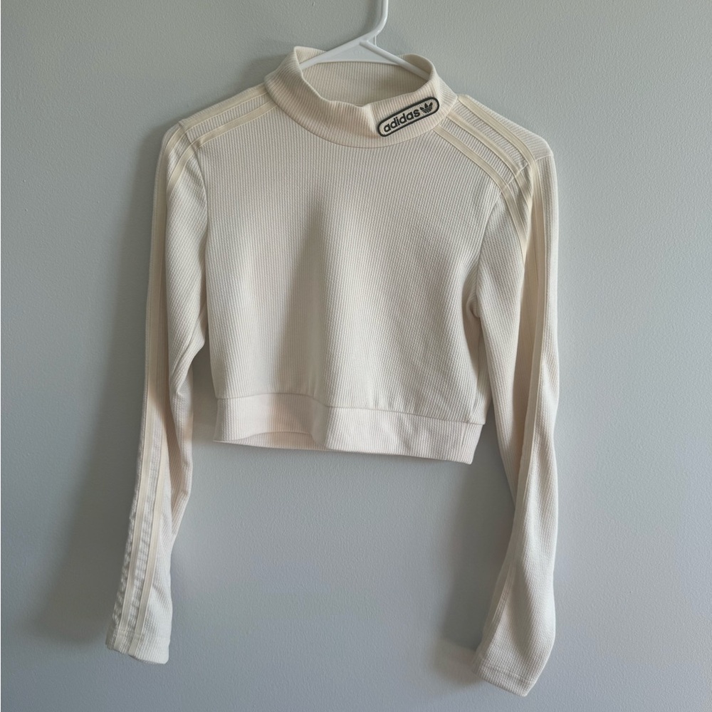 Adidas Retro Luxury Cream Crop Top
